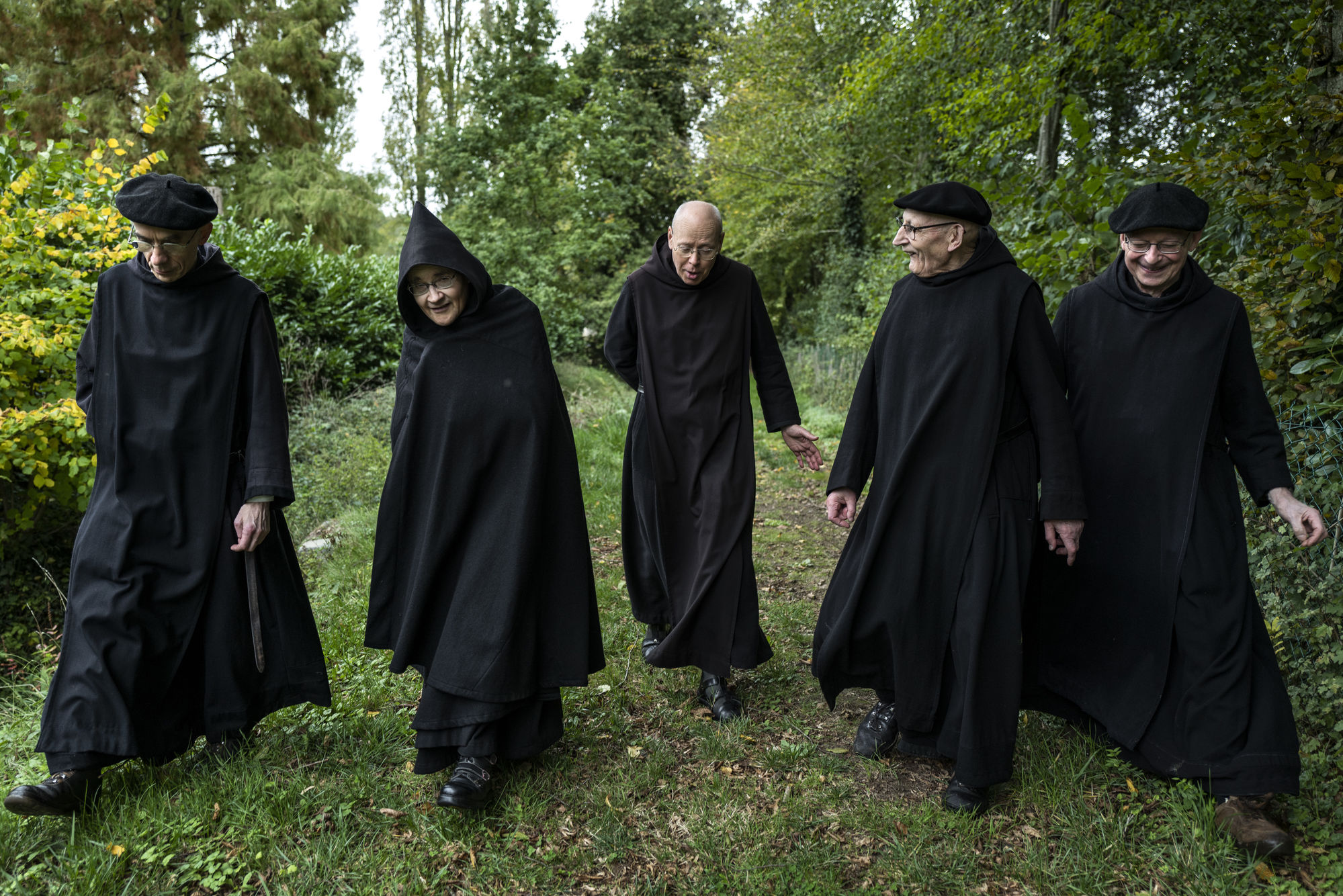 Les moines de l'abbaye de Solesmes (Arnaud Finistre)