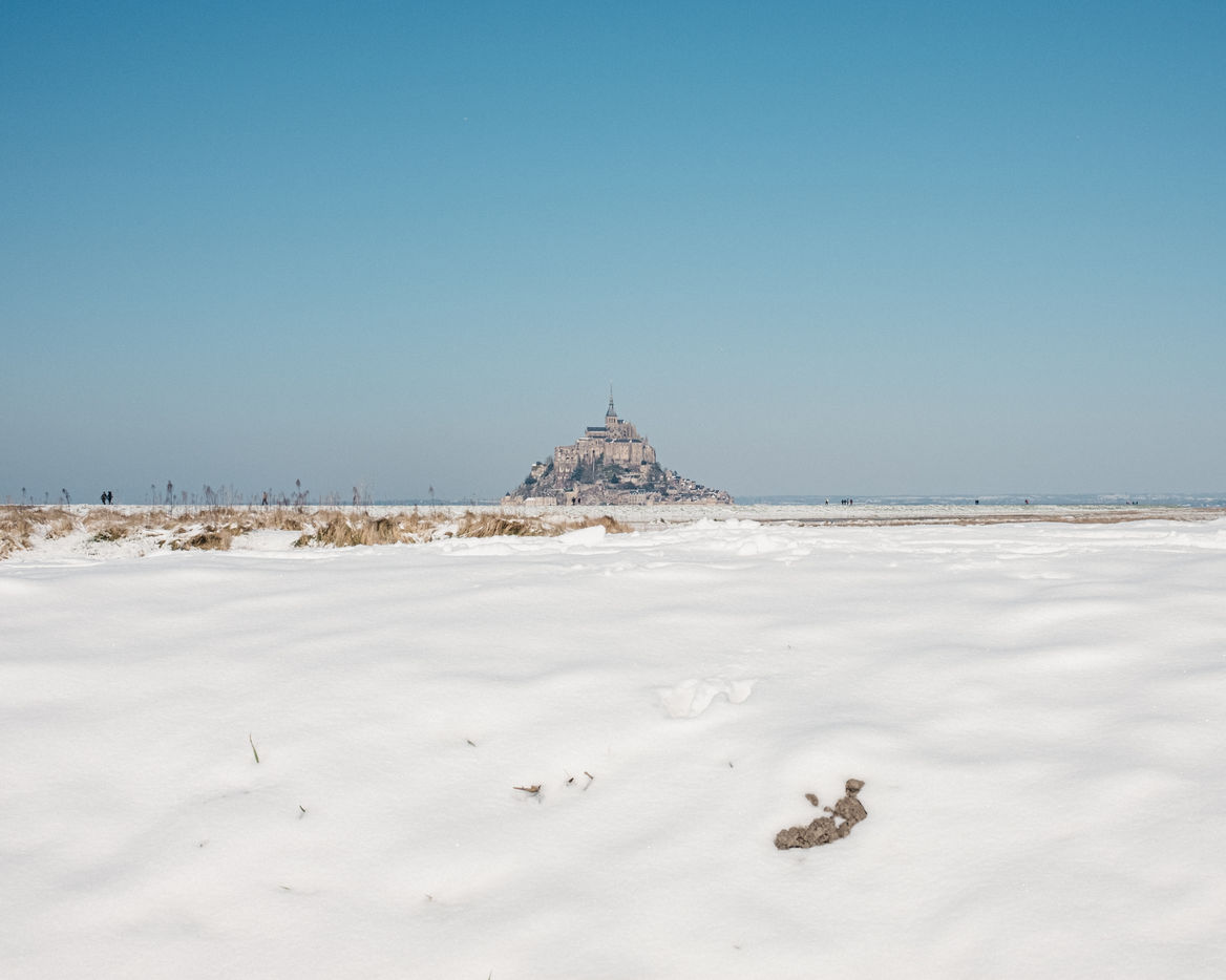 Neige Au Mont Saint Michel Jean Matthieu Gautier Hanslucas Com