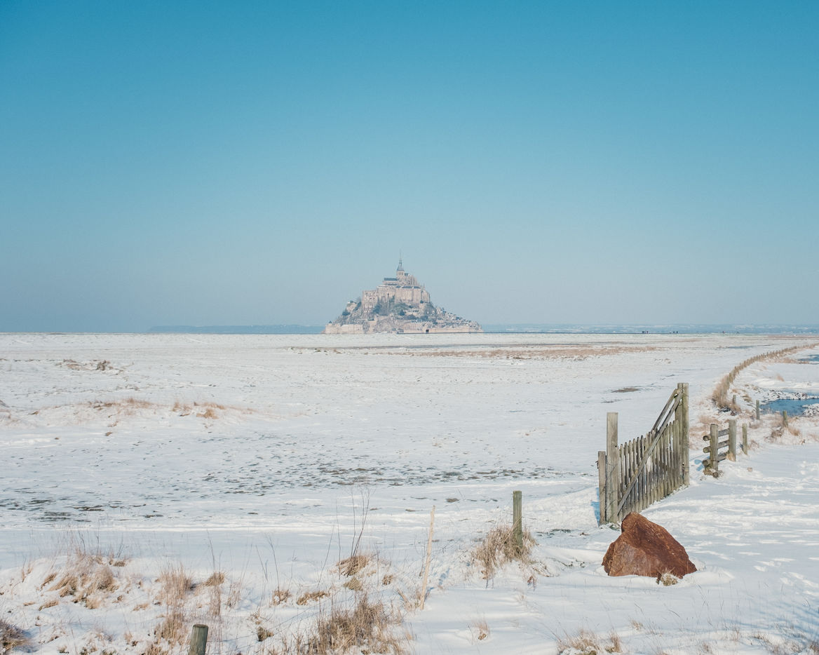 Neige Au Mont Saint Michel Jean Matthieu Gautier Hanslucas Com